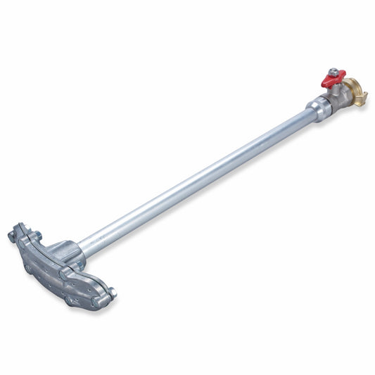 Fächerdüse absperrbar